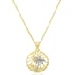 Accents by Gianni Argento 14kt. Gold Plated Sea Round Pendant - image 1