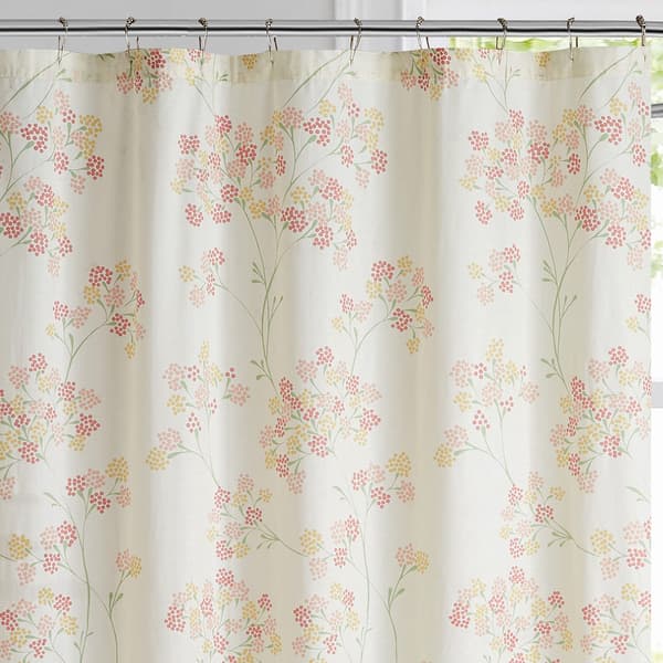 Brooklyn Loom Vivian Floral Shower Curtain