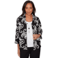 Petites Alfred Dunner Crowd Pleaser Paisley Embroidered Two In O - image 1