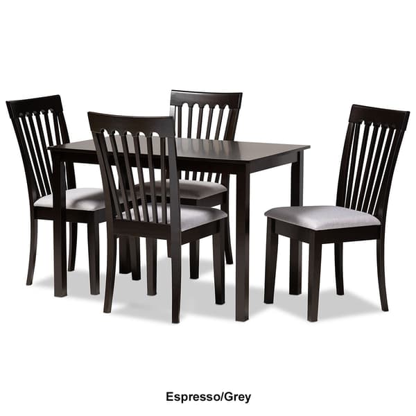 Baxton Studio Minette 5pc. Dining Set