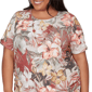 Plus Size Alfred Dunner Spice Market Dramatic Floral Blouse - image 5