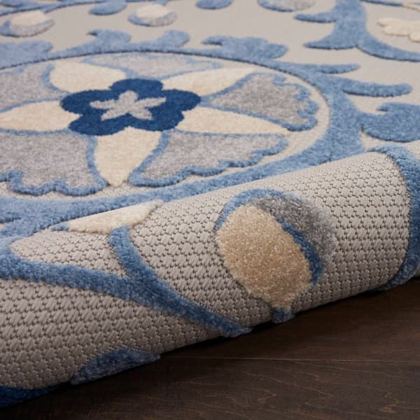 Nourison Aloha Farmhouse Indoor/Outdoor Round Rug