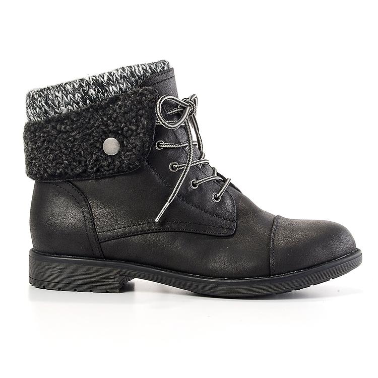 Womens Cliffs by White Mountain Duena Fabric Ankle Boots