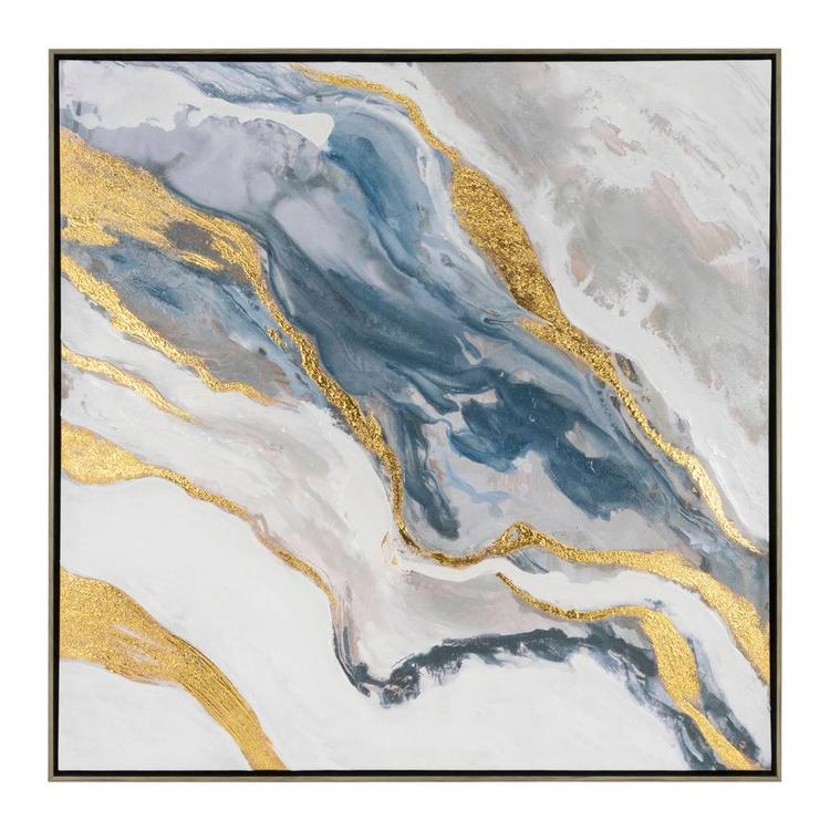 Artisan Home Underground River Abstract Canvas Wall Decor
