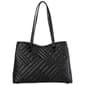 Betsey Johnson Quilted Leopard Triple Compartment Tote - image 4