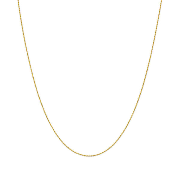 Danecraft Gold over Sterling Silver Rope Chain Necklace - image 