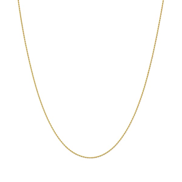 Danecraft Gold over Sterling Silver Rope Chain Necklace - image 