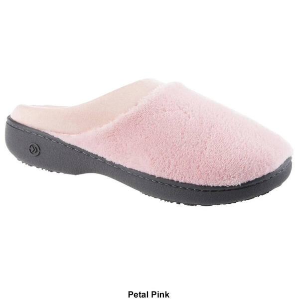 Womens Isotoner&#174; Microterry Hoodback Slippers