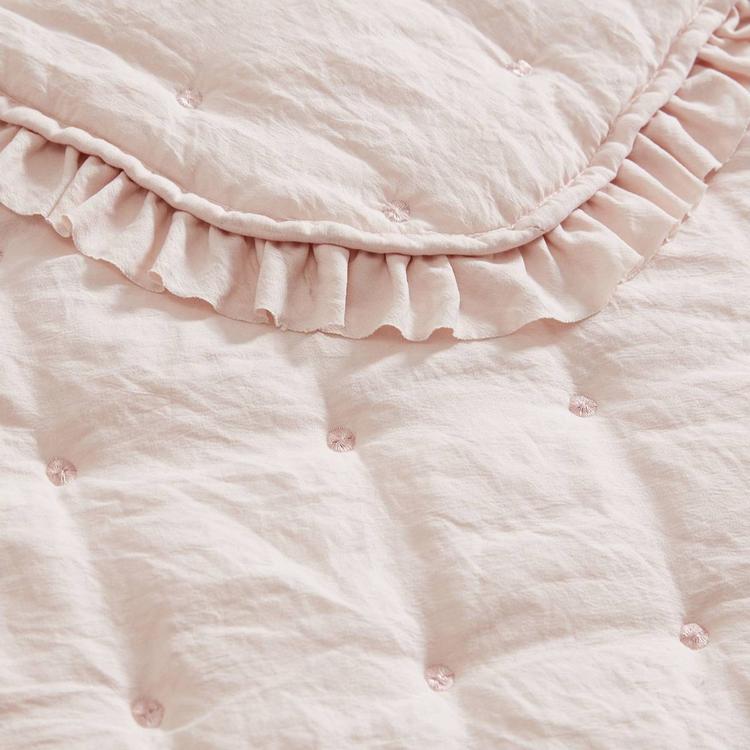 Laura Ashley Hailee Microfiber Reversible Quilt Set