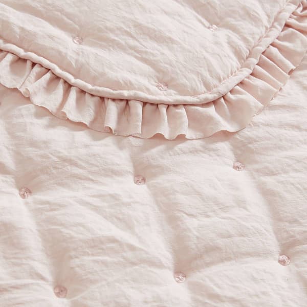 Laura Ashley Hailee Microfiber Reversible Quilt Set