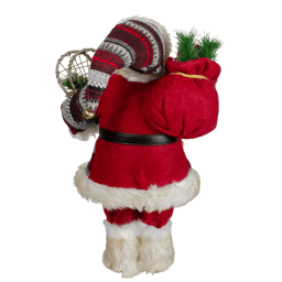 Northlight 18in. Standing Santa Christmas Figure with Snow Shoes