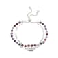 Shine Cubic Zirconia Cross Crystal Double Strand Bolo Bracelet - image 1