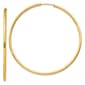 Gold Classics(tm) 56mm. 14kt. Polished Endless Hoop Earrings - image 1