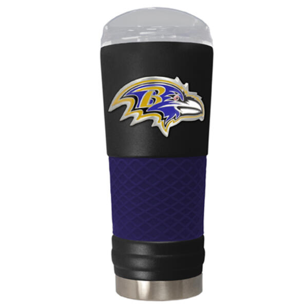 NFL Baltimore Ravens DRAFT Powder Coated Stainless Steel Tumbler - image 