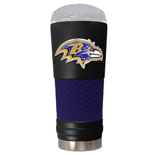 NFL Baltimore Ravens DRAFT Powder Coated Stainless Steel Tumbler - image 