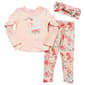 Toddler Girl Nannette Unicorn Top & Floral Foil Speck Leggings - image 1
