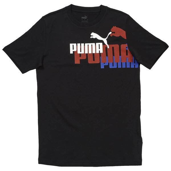 Mens Puma Short Sleeve Logo Power Tee - image 