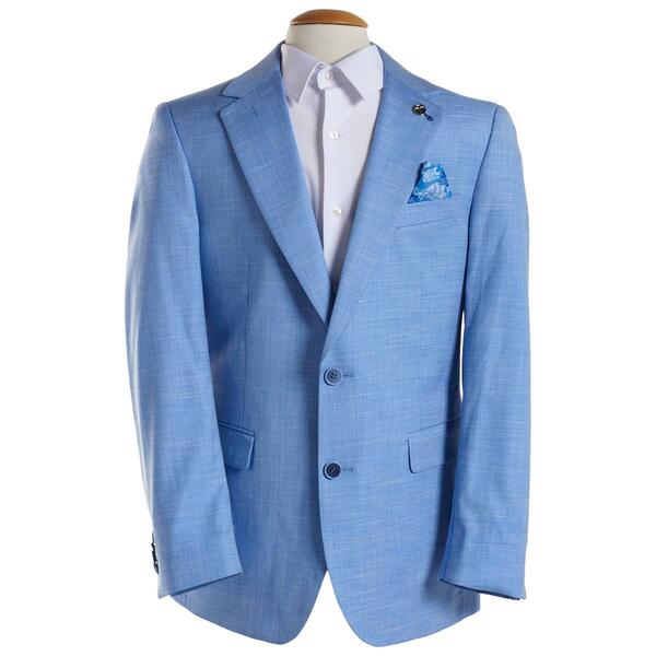 Mens Tom Baine Solid Sport Coat - Sky Blue - image 