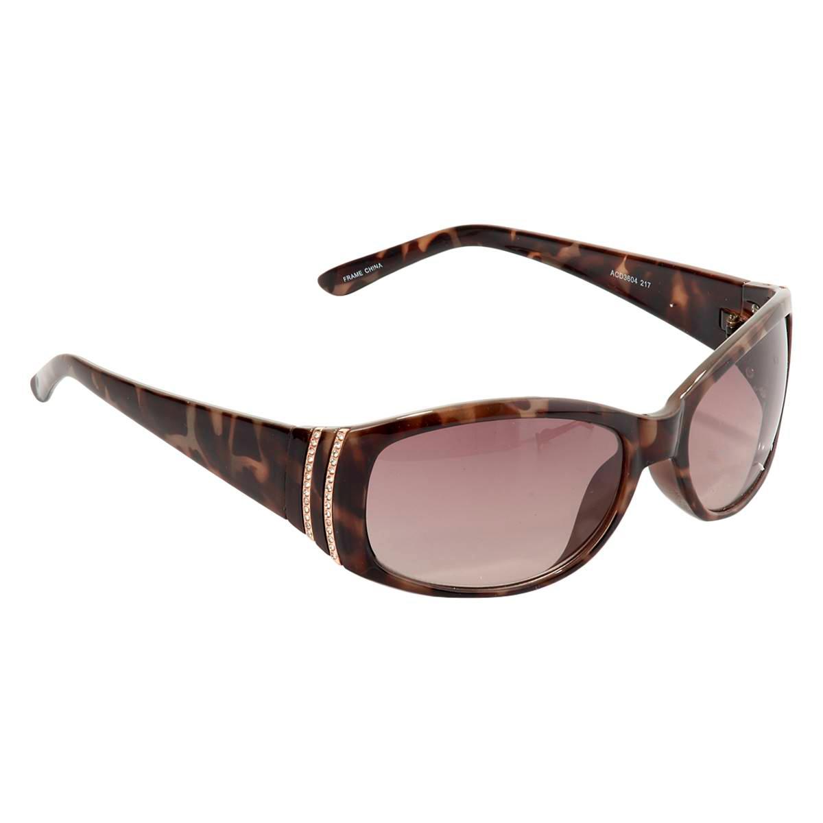 Womens Ashley Cooper™ Plastic Mod Oval Wrap Sunglasses