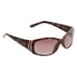 Womens Ashley Cooper(tm) Plastic Mod Oval Wrap Sunglasses - image 1