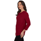 Petite Emaline Key Items 3/4 Sleeve Cowl Neck Solid Sweater - image 4