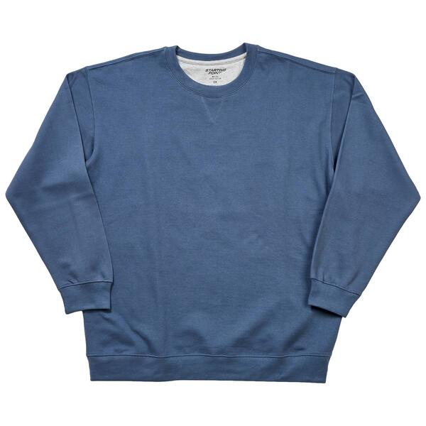 Mens Big &amp; Tall Starting Point Solid Long Sleeve Sweatshirt - image 