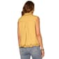 Womens Democracy Sleeveless 1/2 Placket Front Blouse - image 2