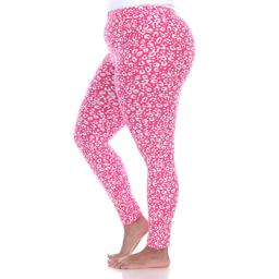 Plus Size White Mark Super Soft Leopard Leggings