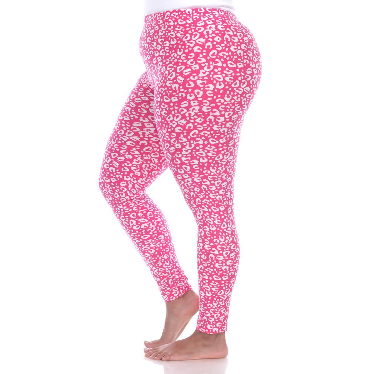 Plus Size White Mark Super Soft Leopard Leggings