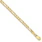 Unisex Gold Classics&#40;tm&#41;10kt. 4mm 8in. Concave Figaro Chain Bracelet - image 1