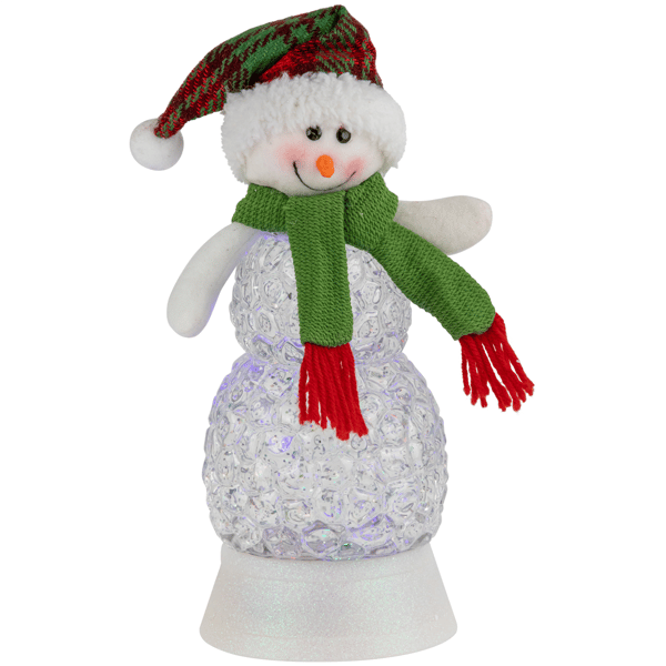 Northlight LED Lighted Acrylic Snowman Christmas Snow Globe