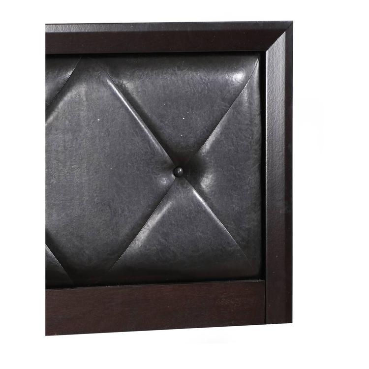 Passion Furniture Primo Tufted Upholstered Panel Bed Frame - Twin