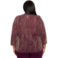 Plus Size Alfred Dunner Urban Legend Leaf Two In One Blouse - image 2