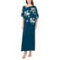 Womens MSK Foil Print Poncho Gown - image 1
