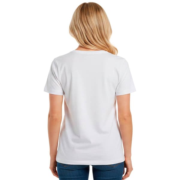 Womens Bonnie Evans Short Sleeve Embroidered Floral Flag Tee