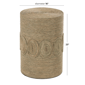 9th & Pike® Traditional Brown Seagrass Accent Table - image 3