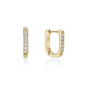 Brilliant Grown 1/10ctw. Lab-Grown Diamond Hoop Earrings - image 1