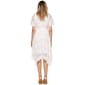 Plus Size Rabbit Rabbit Rabbit Hanky Hem Gauze Lace Midi Dress - image 2