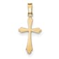 Unisex Gold Classics(tm) Yellow Gold Polished Cross Pendant - image 1