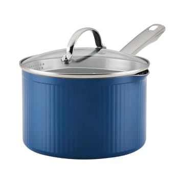 Farberware Aluminum 6-Quart Nonstick Straining Saucepot