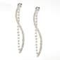 Rosa Rhinestones Crystal Twist Earrings - image 1