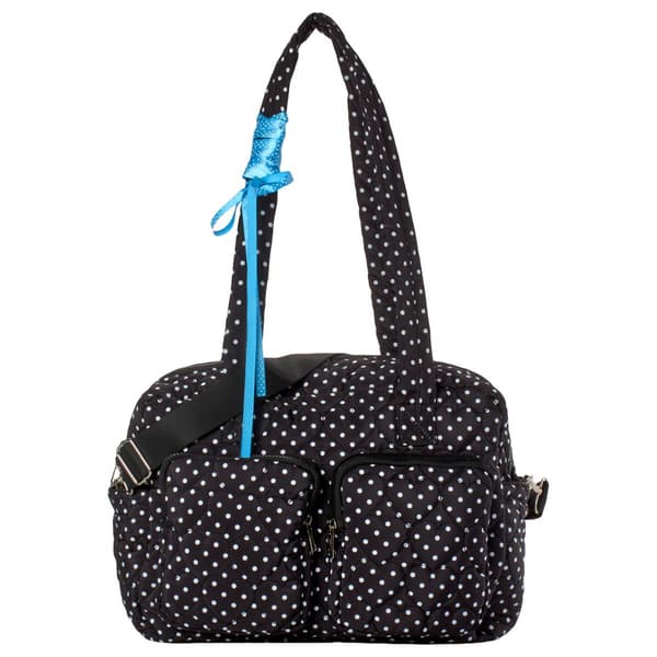 Madden Girl Quilted Nylon Duffle Bag - image 