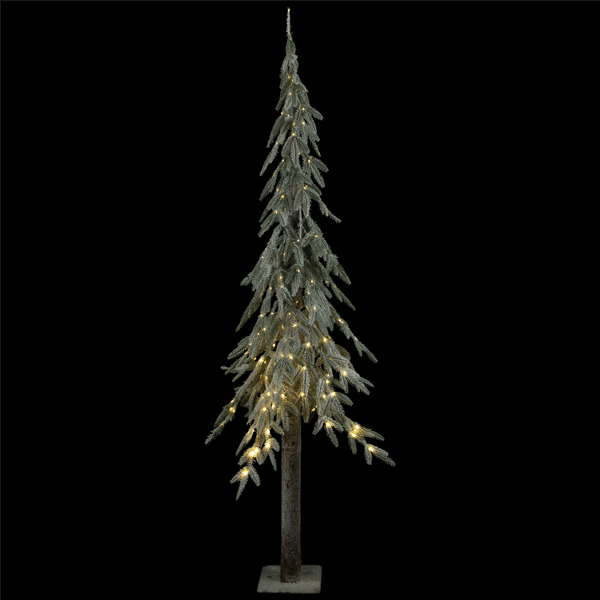 Northlight 6ft. Pre-Lit LED Alpine Flocked Christmas Tree