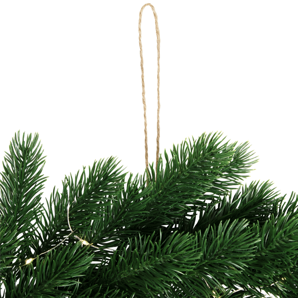 Northlight 24in. Pre-Lit Lush Pine Christmas Wreath