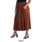 Plus Size 24/7 Comfort Apparel Foldover Waist A-Line Maxi Skirt - image 3