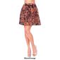 Womens White Mark Heidi Leaves Flare Skirt - image 6