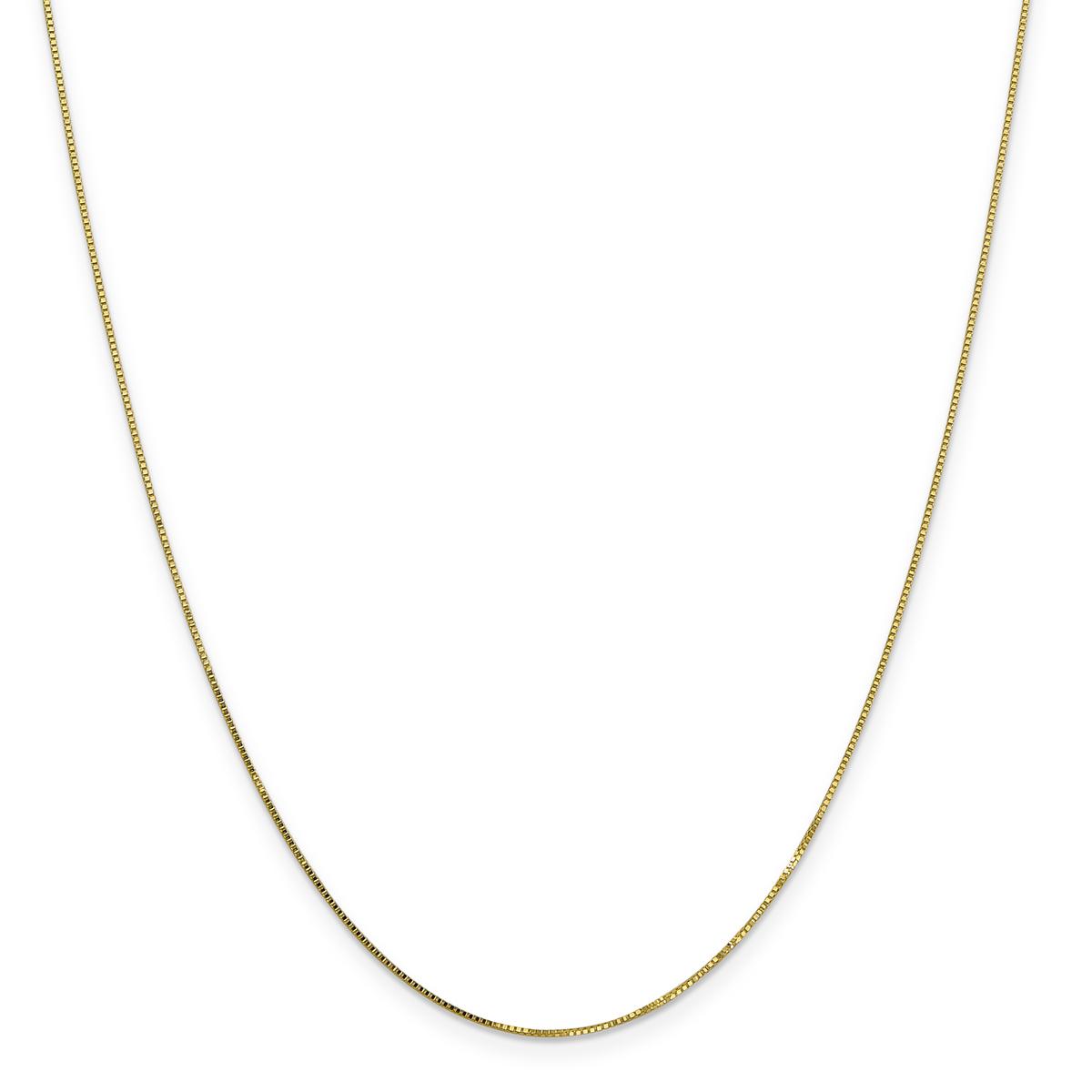 Gold Classics™ 10kt. Gold 0.7mm 24in. Box Chain Necklace
