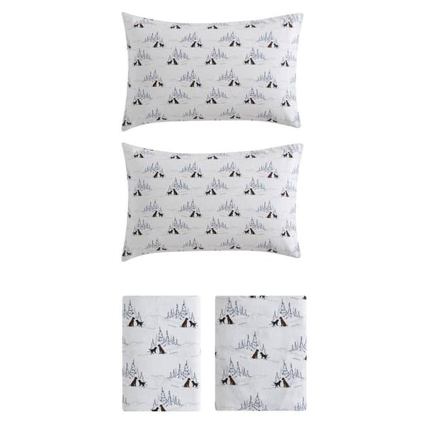 Eddie Bauer Dog Friends Cotton Flannel Sheet Set