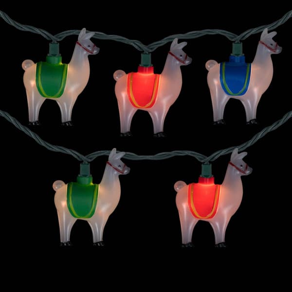 Northlight Seasonal 6ft. Llama Patio Light Set