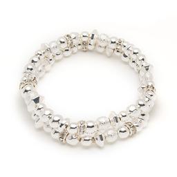 Nine West Silver-Tone & Crystal 2pc. Bead Bracelets